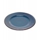 Prato 20,5cm Para Sobremesa De Cerâmica Linear Azul